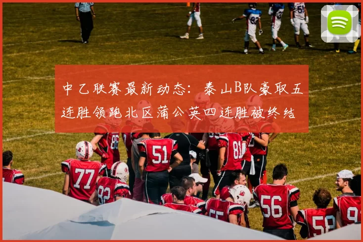 中乙联赛最新动态：泰山B队豪取五连胜领跑北区蒲公英四连胜被终结